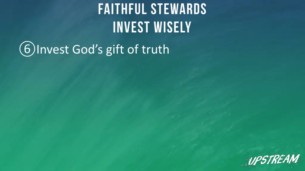 invest god s gift of truth