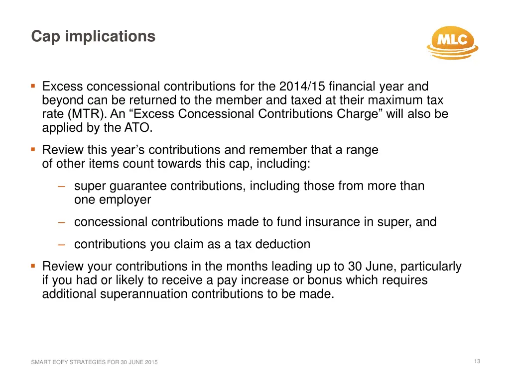cap implications