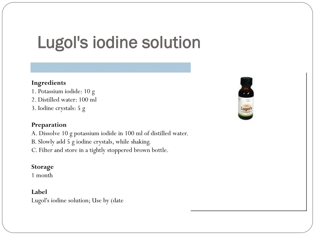 lugol s iodine solution lugol s iodine solution