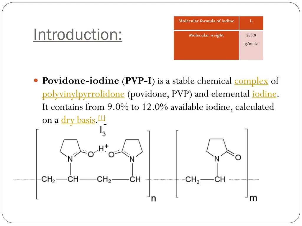 molecular formula of iodine