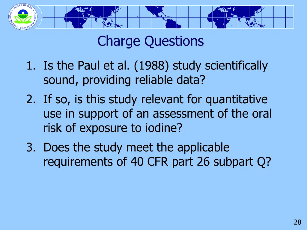 charge questions