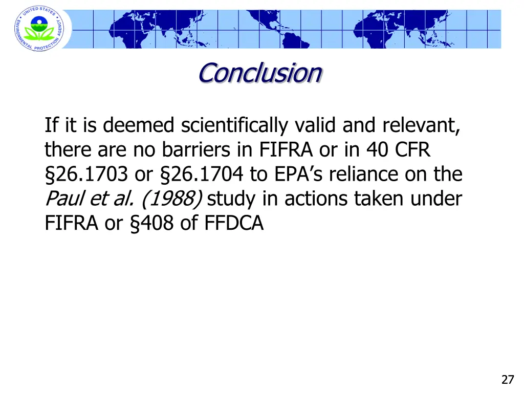 conclusion