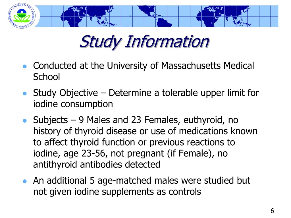 study information
