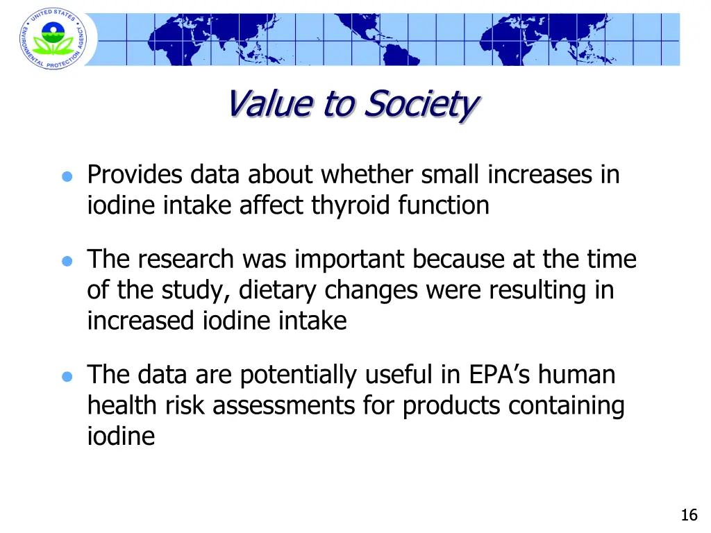 value to society