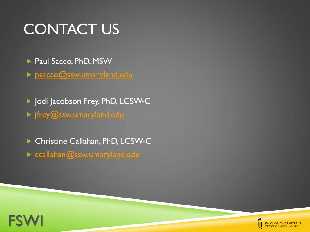 contact us