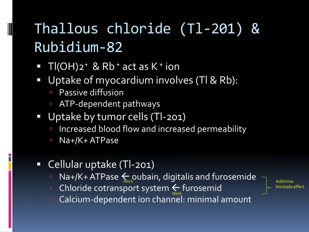 thallous chloride tl 201 rubidium