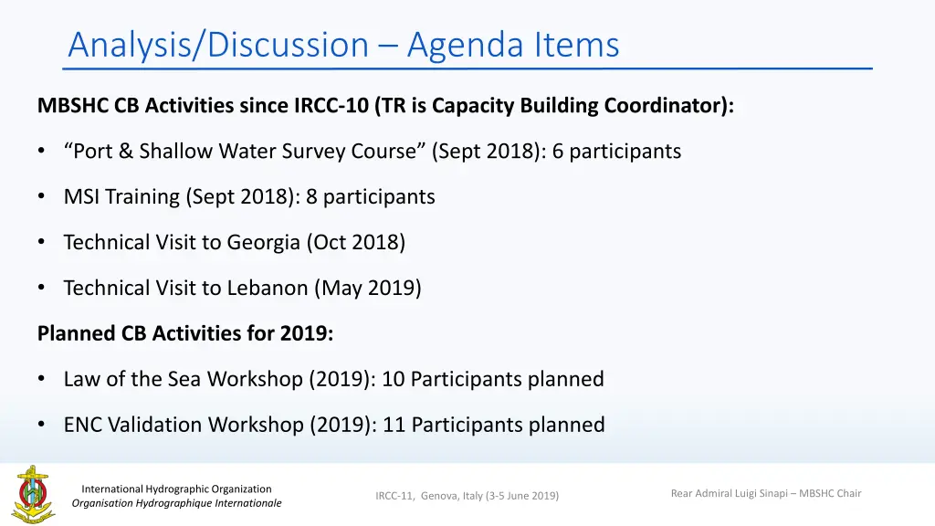 analysis discussion agenda items 2