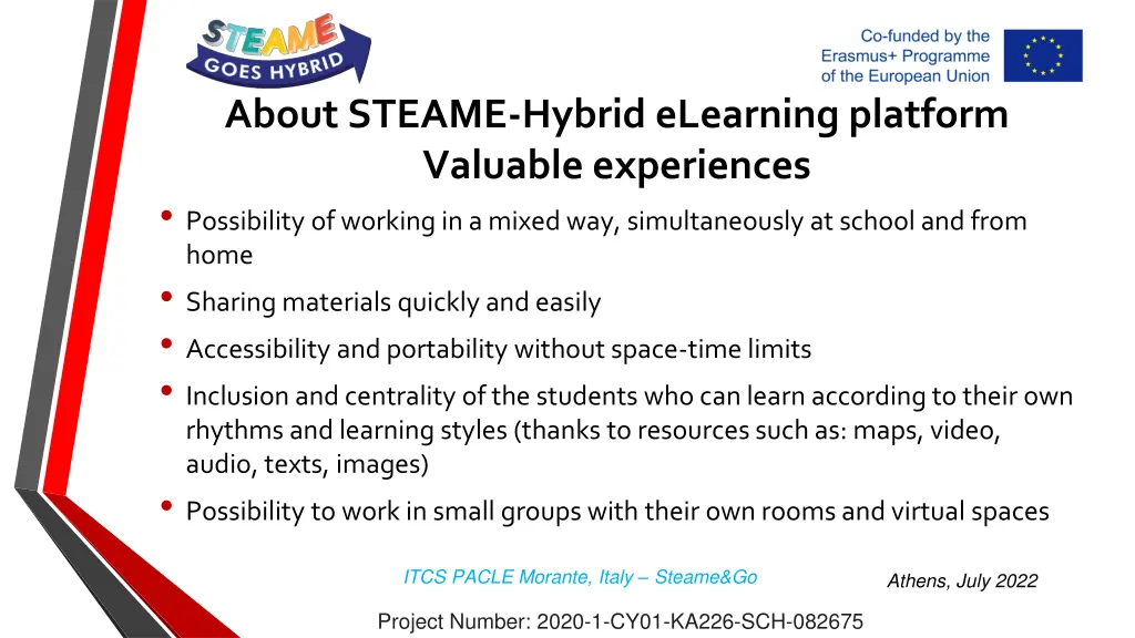 about steame hybrid elearning platform valuable