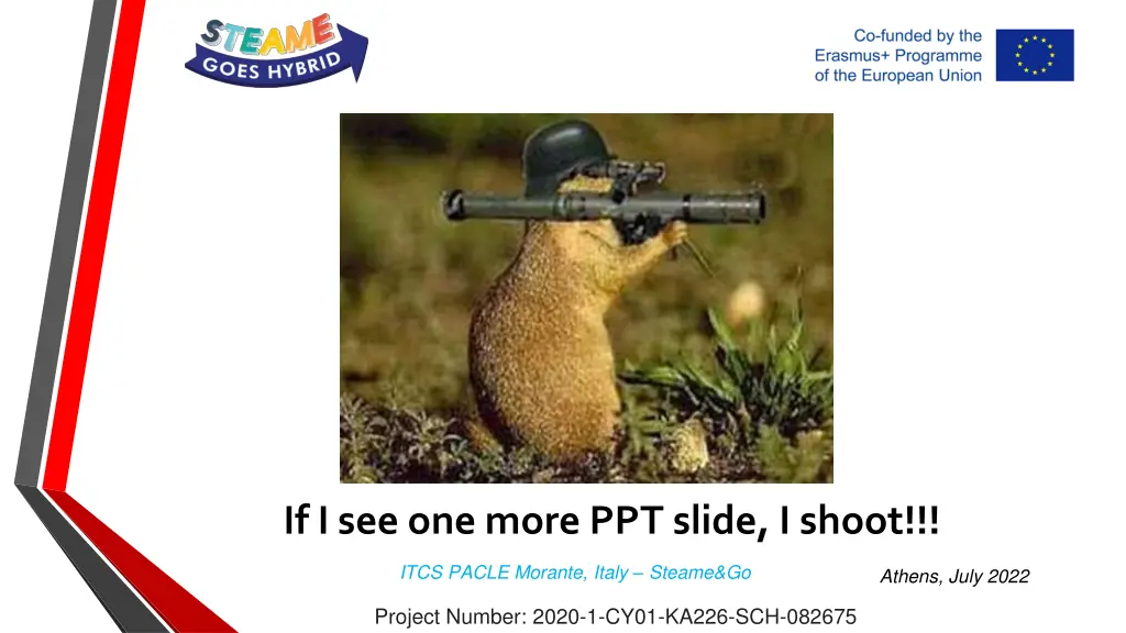 if i see one more ppt slide i shoot