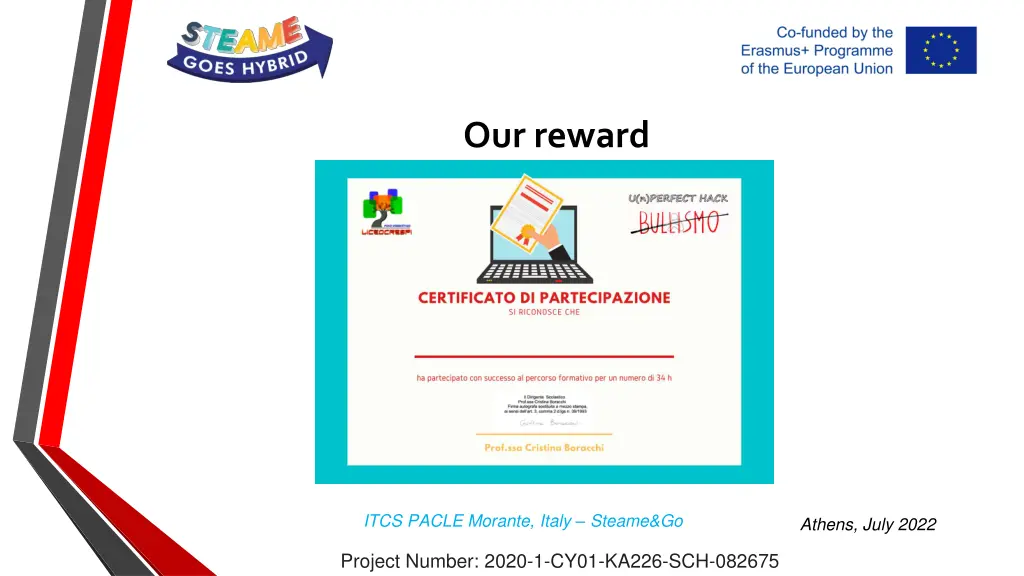 our reward