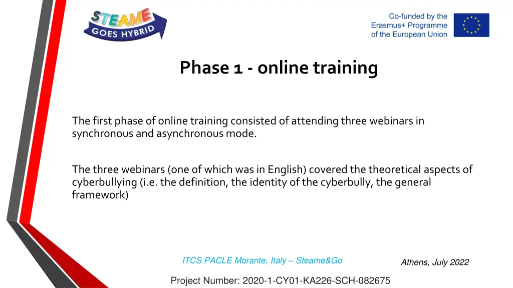 phase 1 online training