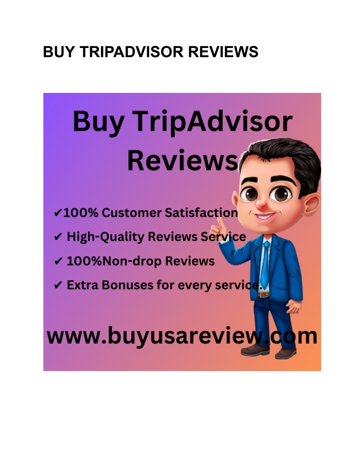 buy tripadvisor reviews