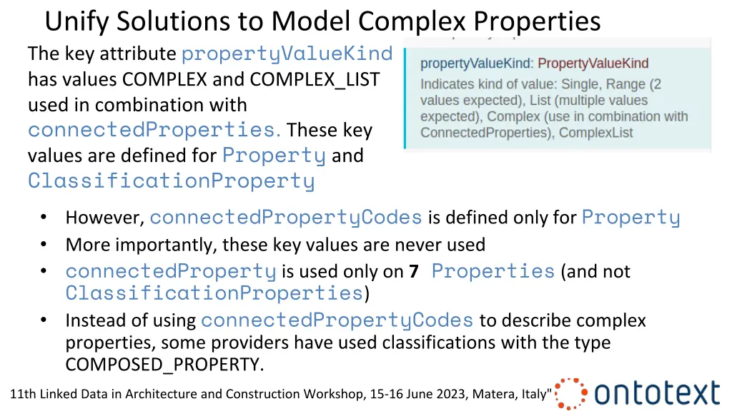 unify solutions to model complex properties