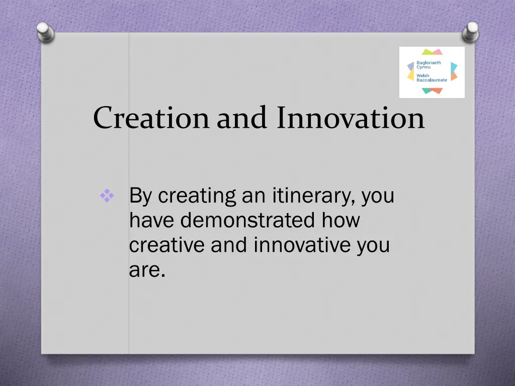 creation and innovation