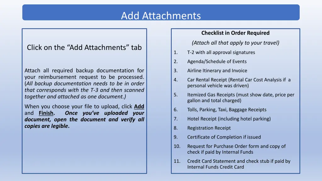 add attachments