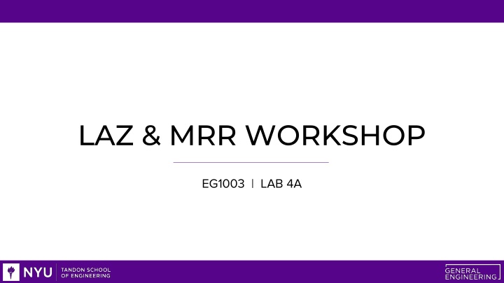 laz mrr workshop