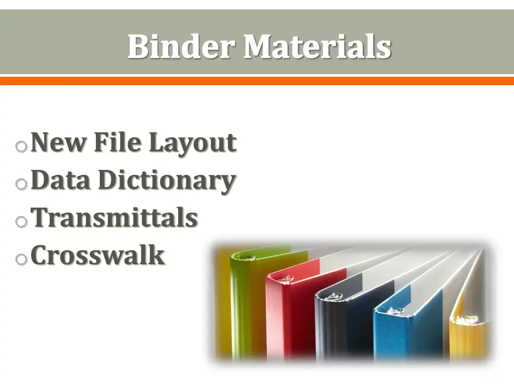 binder materials