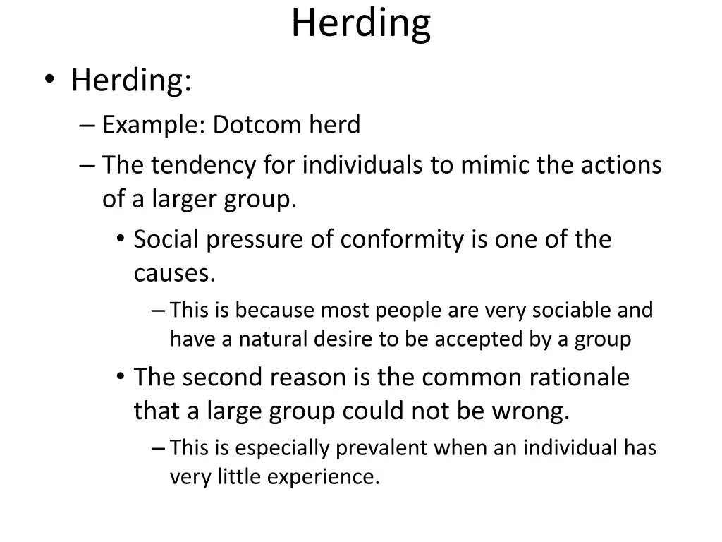 herding