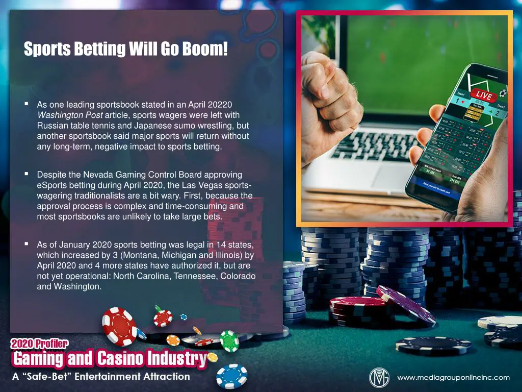 sports betting will go boom