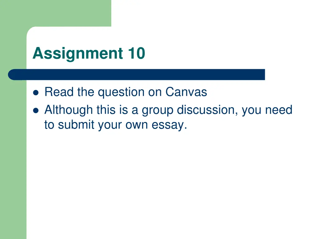 assignment 10