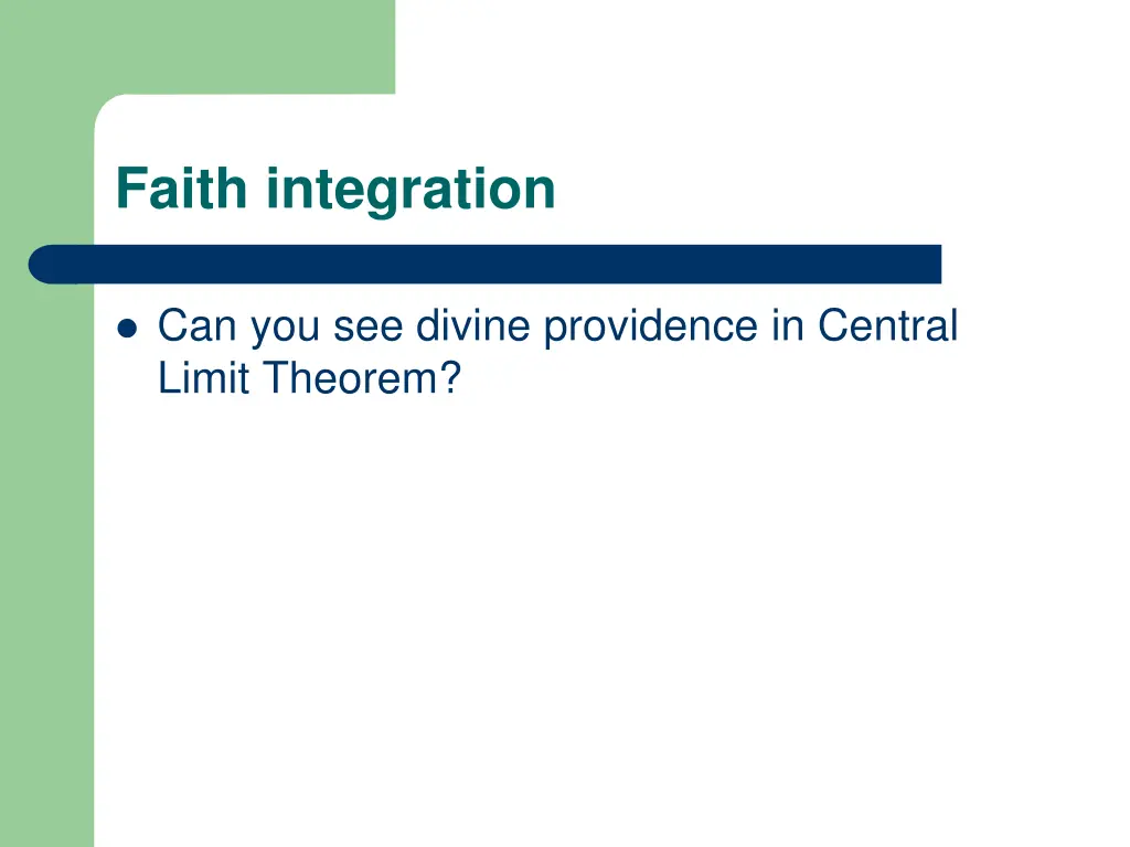 faith integration