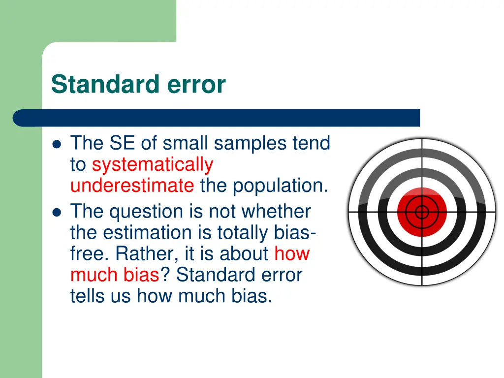 standard error 1