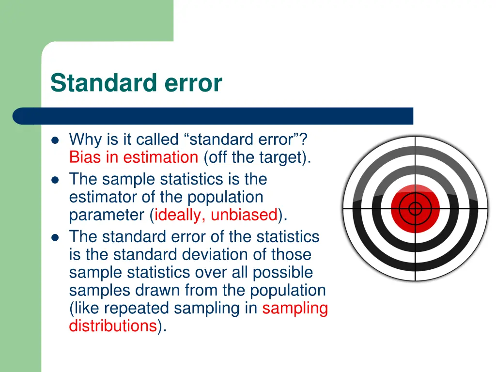 standard error