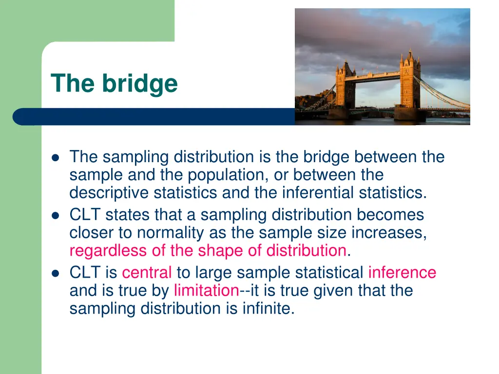 the bridge