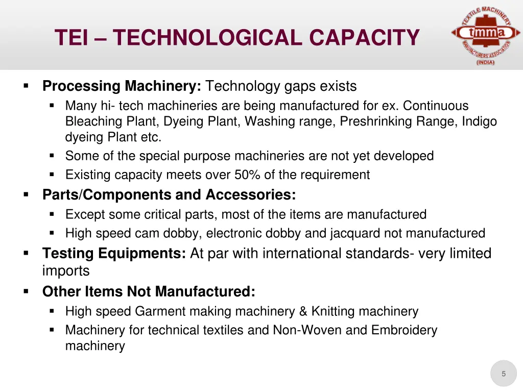 tei technological capacity 1
