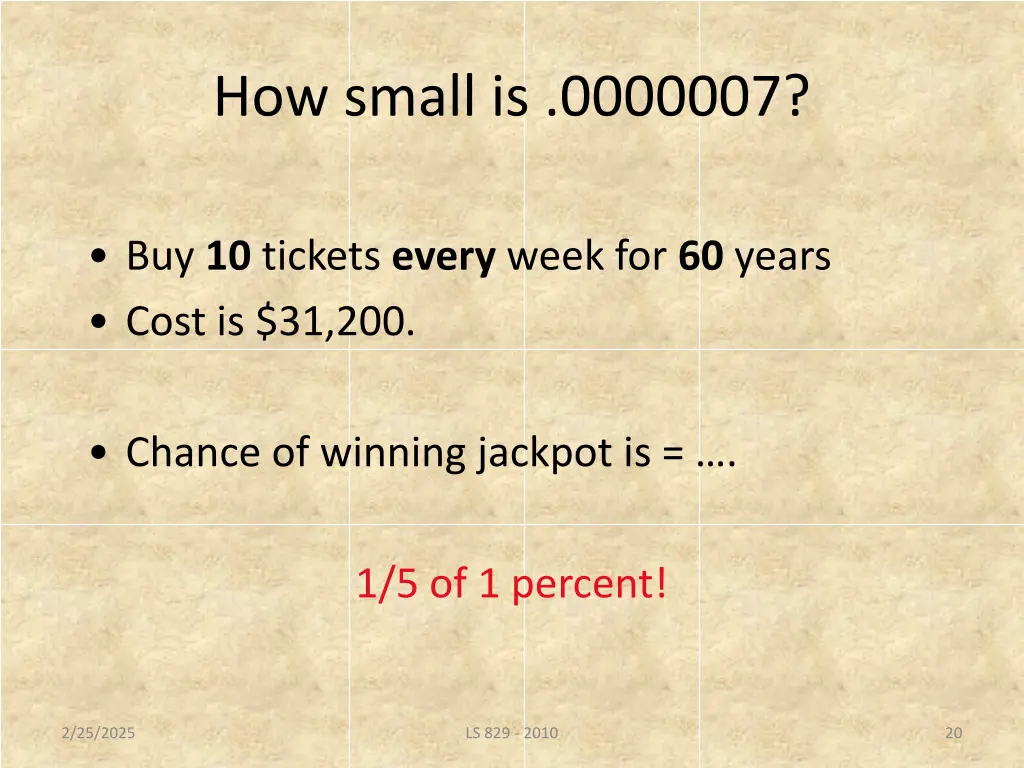 how small is 0000007