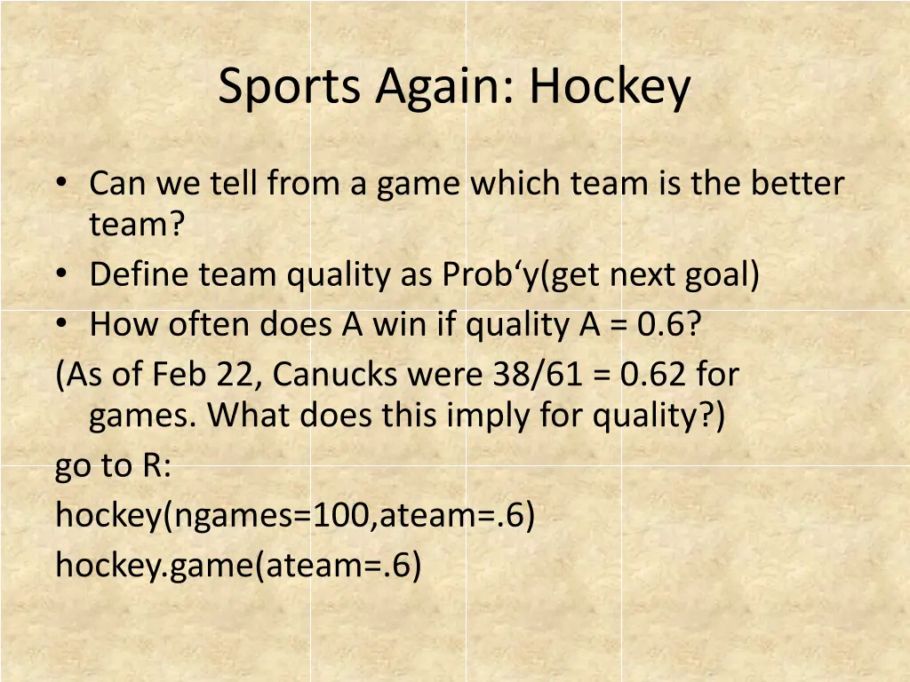 sports again hockey