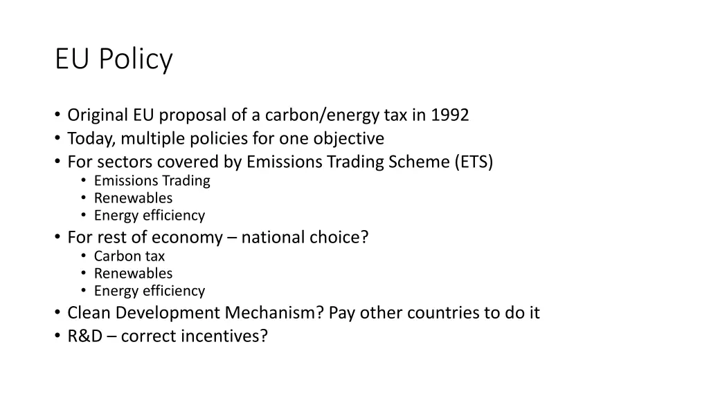 eu policy