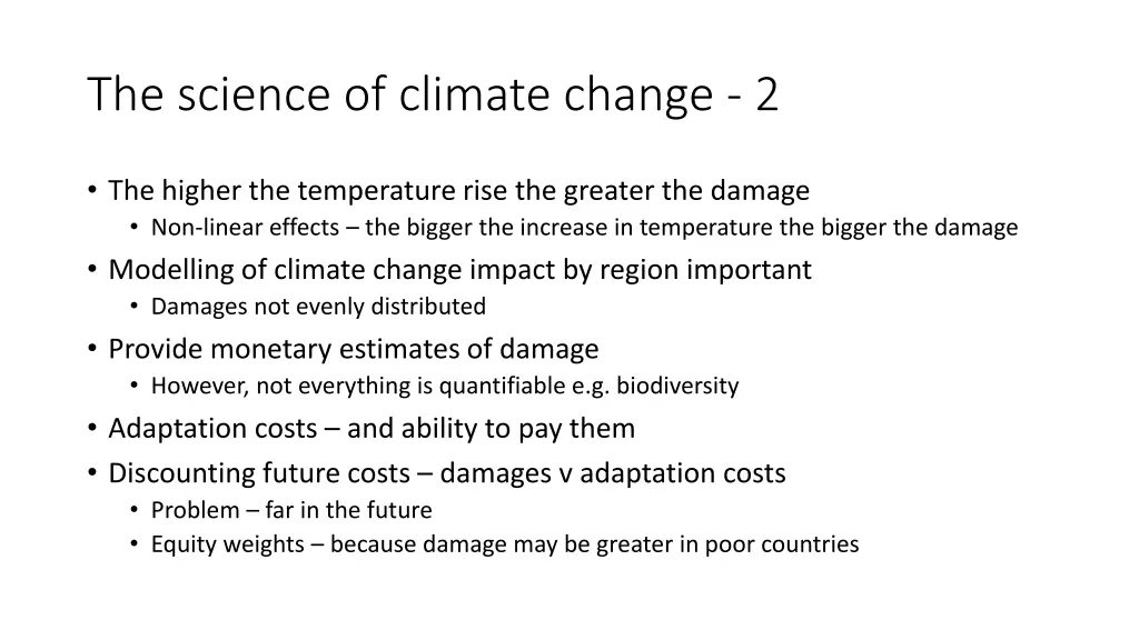 the science of climate change 2