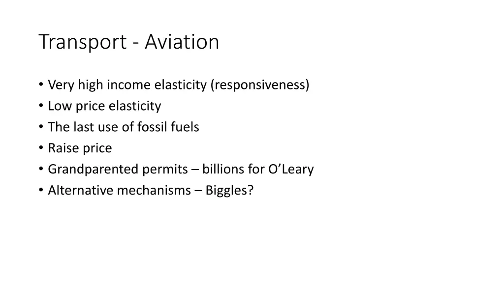 transport aviation