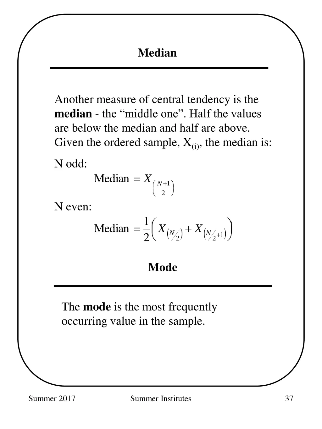 median