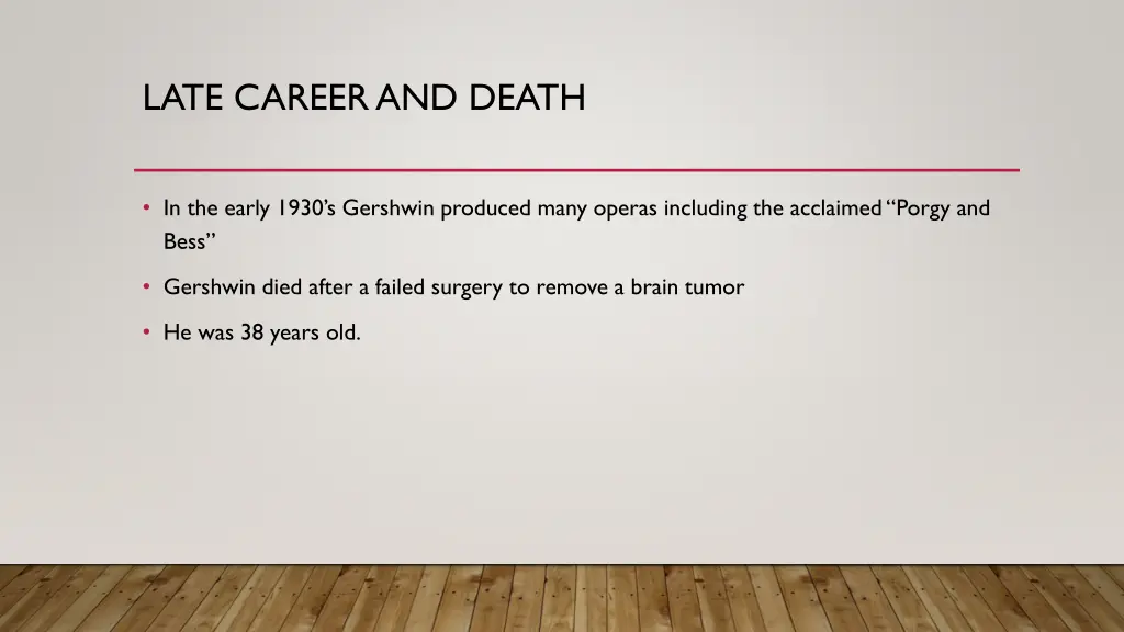 late career and death