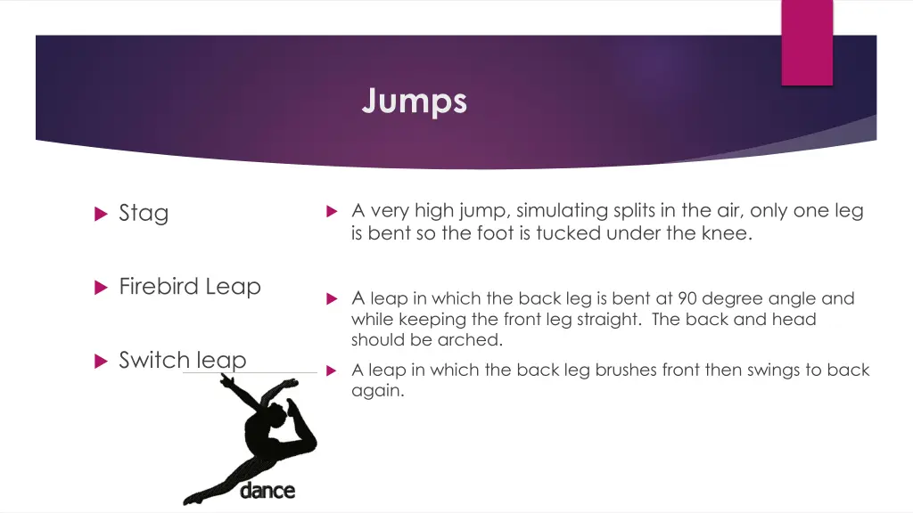 jumps