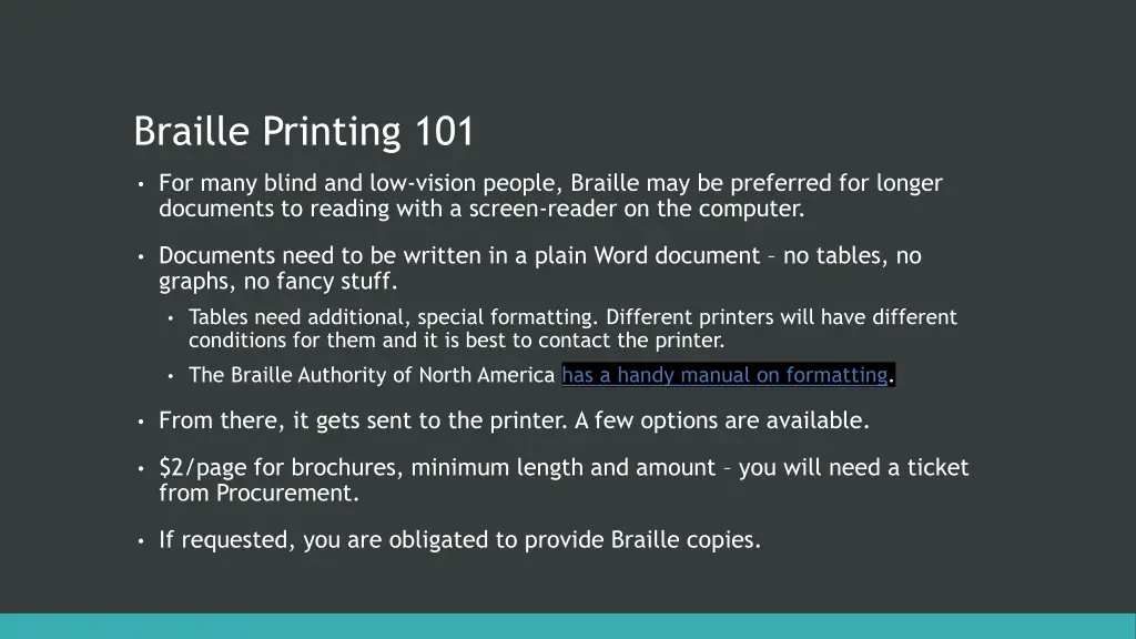 braille printing 101