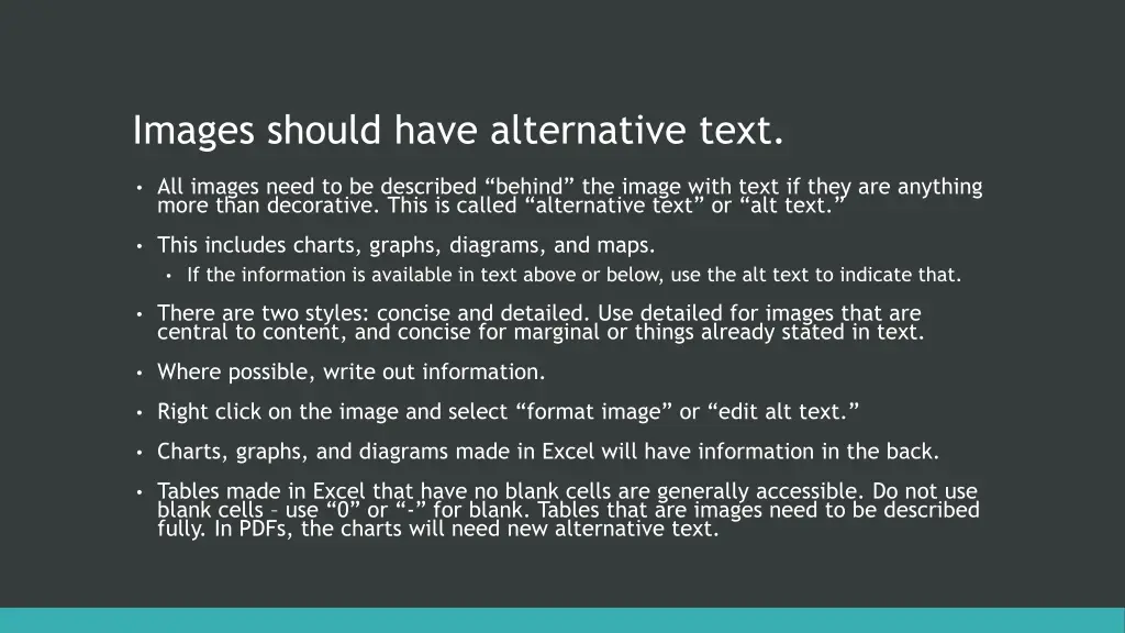 images should have alternative text