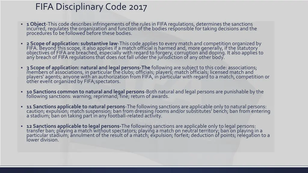 fifa disciplinary code 2017