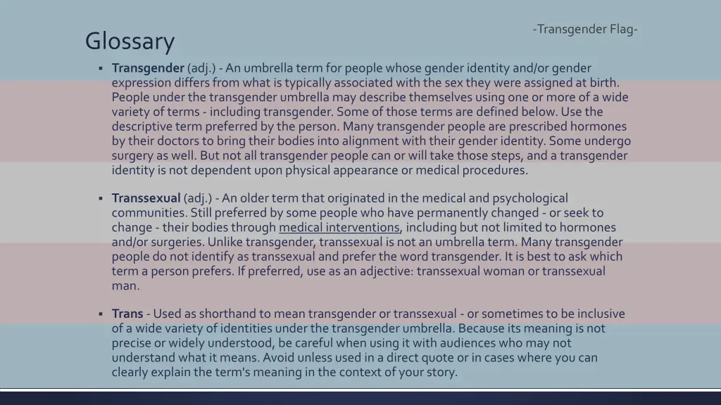 transgender flag