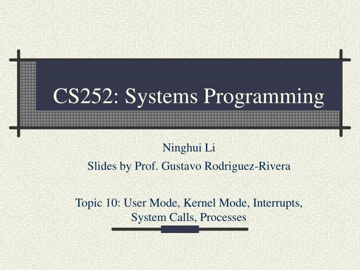 cs252 systems programming