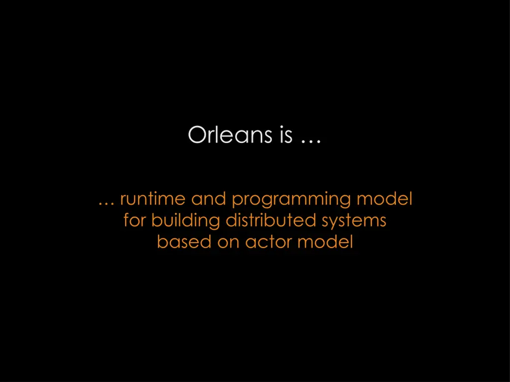 orleans is