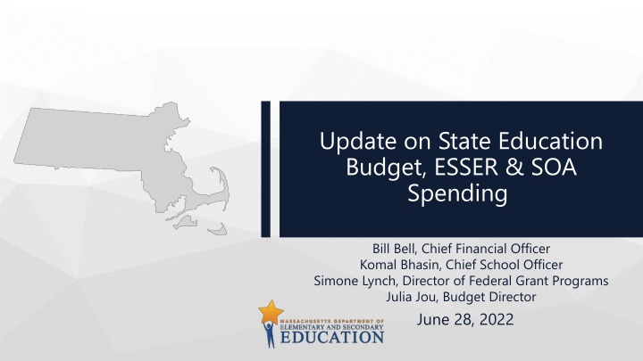 update on state education budget esser