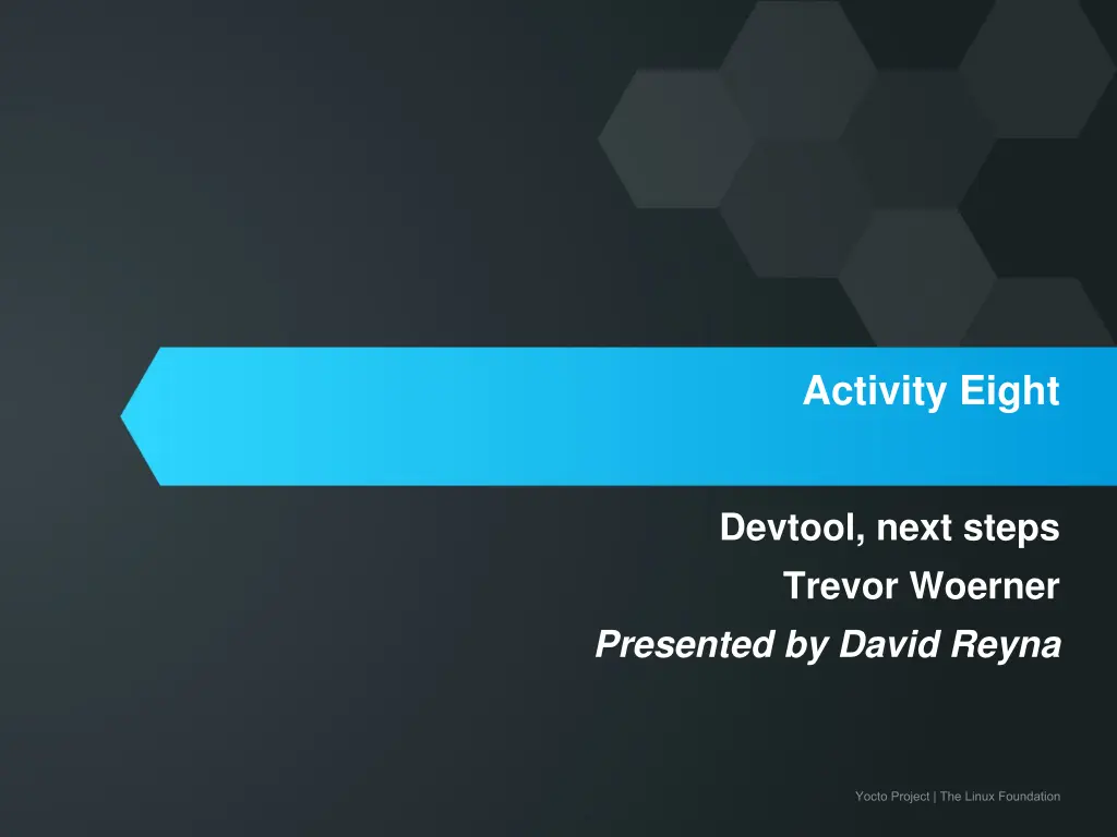 activity eight