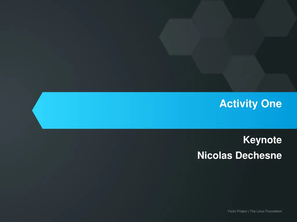 activity one