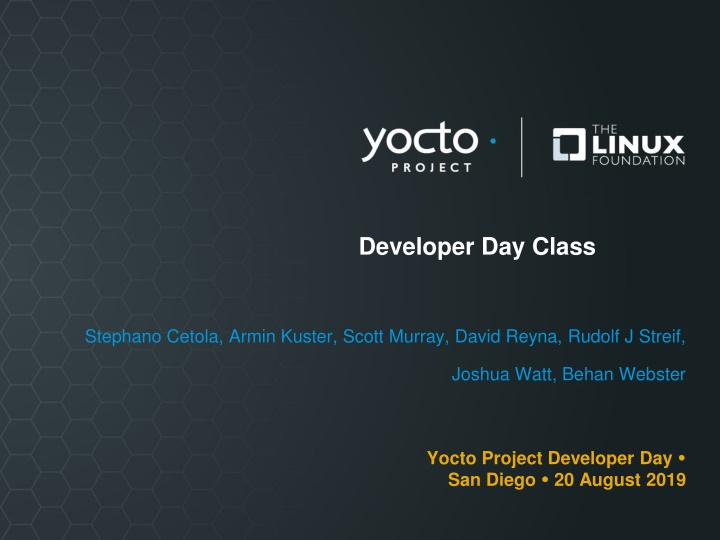 developer day class