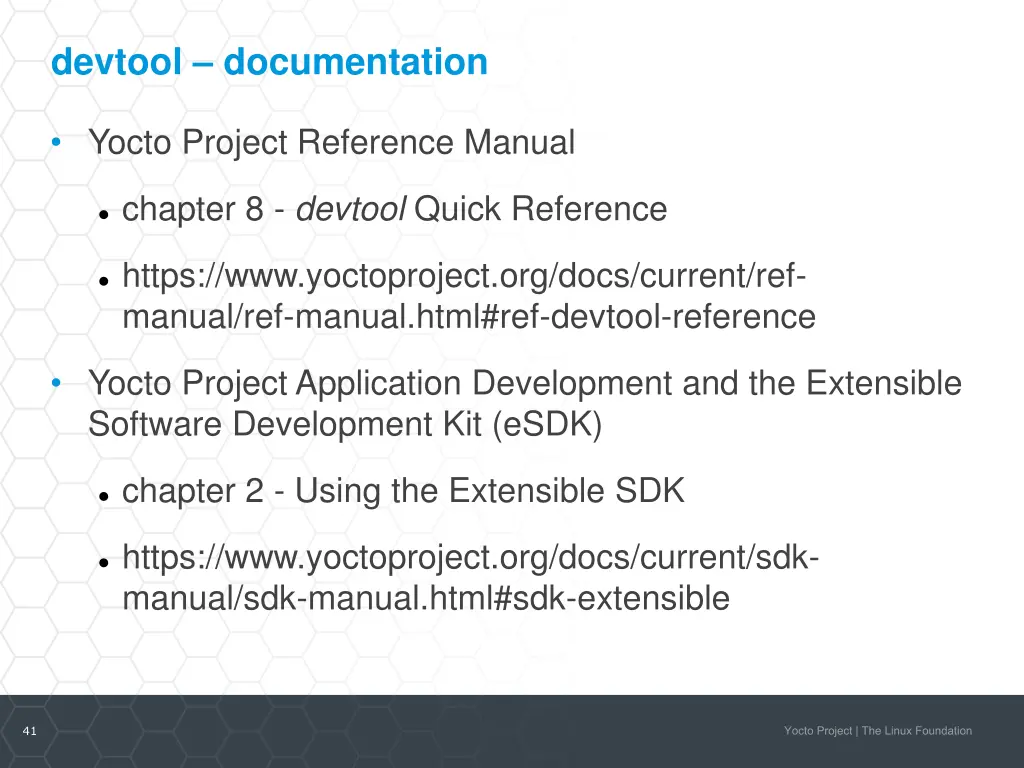 devtool documentation