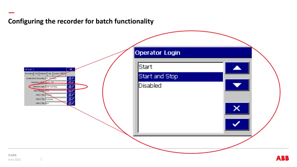 configuring the recorder for batch functionality 3