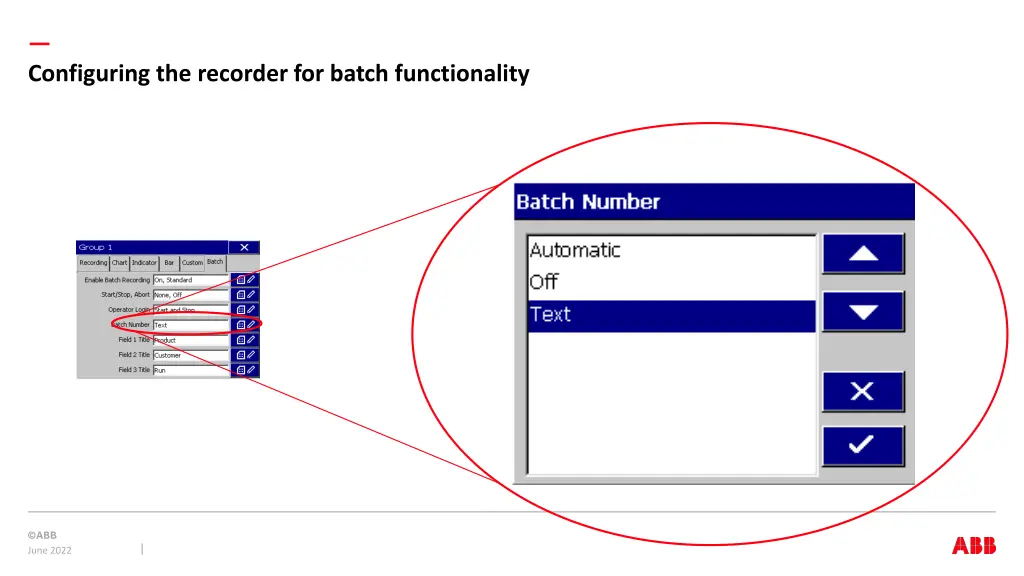 configuring the recorder for batch functionality 4